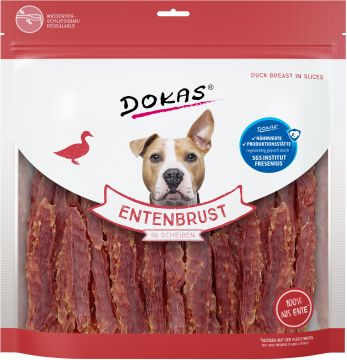 Dokas Dog Entenbrust in Scheiben 900 g (Menge: 4 je Bestelleinheit)