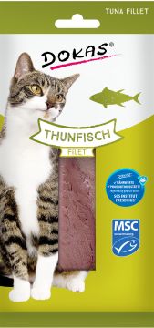 Dokas Cat Snack 100% delikates Thunfischfilet 22g (Menge: 9 je Bestelleinheit)