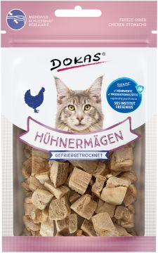 Dokas Cat Hühnermägen gefriergetrocknet 12g (Menge: 6 je Bestelleinheit) Dokas Cat Hühnermägen gefriergetrocknet 12g (Menge: 6 je Bestelleinheit)