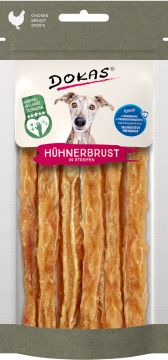 Dokas Hunde Snack Hühnerbrust in Streifen 50g - welfare chicken (Menge: 11 je Bestelleinheit)