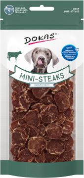 Dokas Dog Mini Steaks Rindfleisch 50g (Menge: 12 je Bestelleinheit)