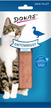 Dokas Cat Entenbrust Filet 22 g (Menge: 9 je Bestelleinheit) Dokas Cat Entenbrust Filet 22 g (Menge: 9 je Bestelleinheit)