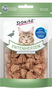 Dokas Cat Entenherzen gefriergetrocknet 15g (Menge: 6 je Bestelleinheit) Dokas Cat Entenherzen gefriergetrocknet 15g (Menge: 6 je Bestelleinheit)