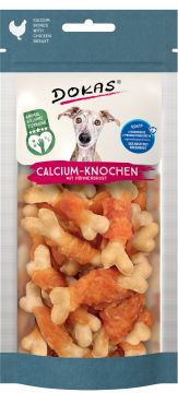 Dokas Dog Calcium-Knochen mit Hühnerbrust 75g (Menge: 11 je Bestelleinheit)