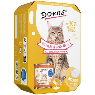 Dokas Cat Snack Schleck und weg Katzendrink 6x100g (Menge: 3 je Bestelleinheit)