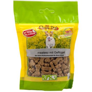 Classic Dog Snack meateez mit Geflügel 150g (Menge: 12 je Bestelleinheit) Classic Dog Snack meateez mit Geflügel 150g (Menge: 12 je Bestelleinheit)