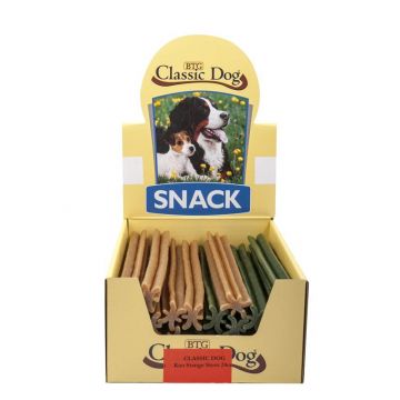 Classic Dog Snack Kaustange 5 Sterne 25 Stück lose 24 cm im Traykarton (Menge: 25 je Bestelleinheit) Classic Dog Snack Kaustange 5 Sterne 25 Stück lose 24 cm im Traykarton (Menge: 25 je Bestelleinheit)