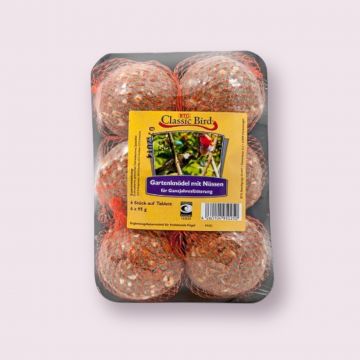 Classic Bird Garten Nussknödel 6 Stück auf Tablett (Menge: 16 je Bestelleinheit) Classic Bird Garten Nussknödel 6 Stück auf Tablett (Menge: 16 je Bestelleinheit)