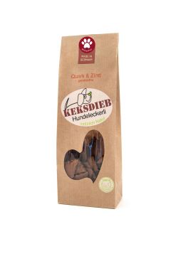 Keksdieb Quark-Zimt Rauten getreidefrei 100g Keksdieb Quark-Zimt Rauten getreidefrei 100g