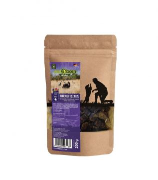 Wildborn Natural Turkey Bites Hundesnack 200g Wildborn Natural Turkey Bites Hundesnack 200g