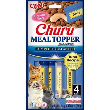 Inaba Cat Churu Meal Topper Tuna 4x14g Inaba Cat Churu Meal Topper Tuna 4x14g