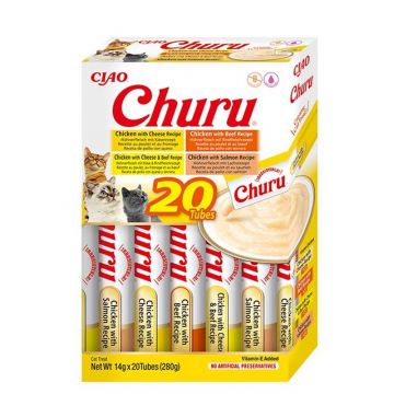Inaba Cat Churu Varieties Chicken & Beef 20x14g