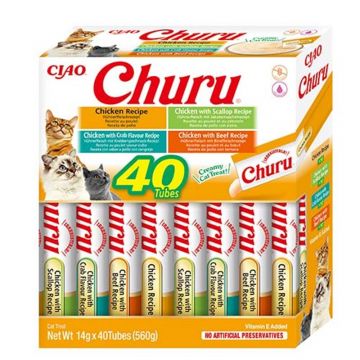Inaba Cat Churu Varieties Chicken 40x14g