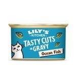 Lilys Kitchen Cat Tasty Cuts Ocean Fish in Gravy 85g (Menge: 24 je Bestelleinheit) Lilys Kitchen Cat Tasty Cuts Ocean Fish in Gravy 85g (Menge: 24 je Bestelleinheit)