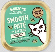 Lilys Kitchen Cat Chicken, Cod & Salmon Paté for Kittens 85g (Menge: 19 je Bestelleinheit) Lilys Kitchen Cat Chicken, Cod & Salmon Paté for Kittens 85g (Menge: 19 je Bestelleinheit)