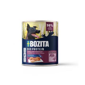 Bozita Dog Dose Pate Pute mit Wildschwein 800g (Menge: 6 je Bestelleinheit)
