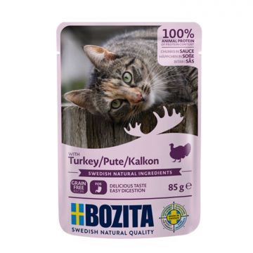 Bozita Häppchen in Sauce mit Pute 85 g (Menge: 12 je Bestelleinheit)