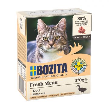 Bozita Häppchen in Sauce mit Ente 370 g (Menge: 6 je Bestelleinheit)