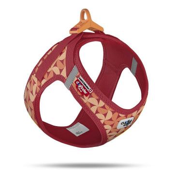 Curli Clasp Vest Geschirr LE26 SemiCircle Rot M