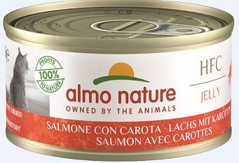 Almo Nature HFC Jelly Lachs mit Karotte 70g (Menge: 24 je Bestelleinheit) Almo Nature HFC Jelly Lachs mit Karotte 70g (Menge: 24 je Bestelleinheit)