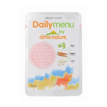 Almo Nature Daily Menu Thunfisch & Lachs 70g (Menge: 30 je Bestelleinheit) Almo Nature Daily Menu Thunfisch & Lachs 70g (Menge: 30 je Bestelleinheit)
