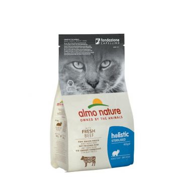 Almo Nature Trocken Holistic Sterilised mit frischem Rind 400g Almo Nature Trocken Holistic Sterilised mit frischem Rind 400g