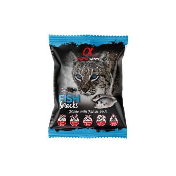 alpha spirit Cat Snack gewürfelt Fisch 50g alpha spirit Cat Snack gewürfelt Fisch 50g