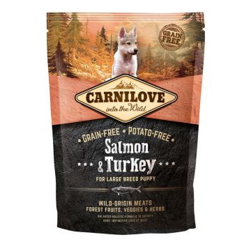 Carnilove Dog Puppy Large Breed Salmon & Turkey 1,5kg Carnilove Dog Puppy Large Breed Salmon & Turkey 1,5kg