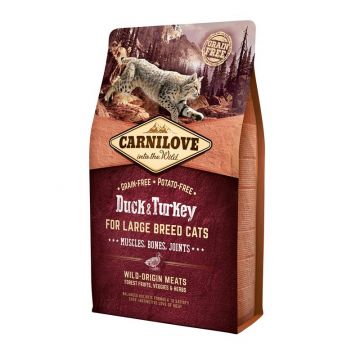 Carnilove Cat Adult Large Breed Duck & Turkey 2kg Carnilove Cat Adult Large Breed Duck & Turkey 2kg