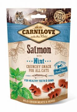 Carnilove Cat Crunchy Snack Salmon with Mint 50g (Menge: 10 je Bestelleinheit) Carnilove Cat Crunchy Snack Salmon with Mint 50g (Menge: 10 je Bestelleinheit)