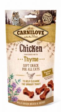 Carnilove Cat Soft Snack Chicken with Thyme 50g (Menge: 12 je Bestelleinheit) Carnilove Cat Soft Snack Chicken with Thyme 50g (Menge: 12 je Bestelleinheit)
