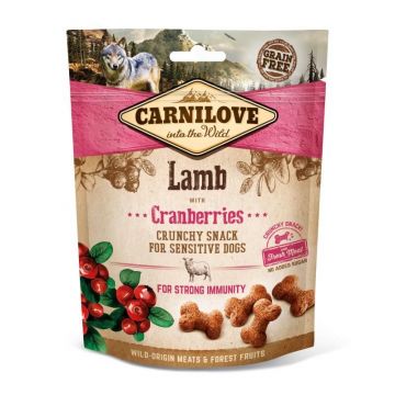 Carnilove Dog Crunchy Snack Lamb with Cranberries 200g (Menge: 6 je Bestelleinheit) Carnilove Dog Crunchy Snack Lamb with Cranberries 200g (Menge: 6 je Bestelleinheit)
