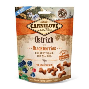 Carnilove Dog Crunchy Snack Ostrich with Blackberries 200g (Menge: 6 je Bestelleinheit) Carnilove Dog Crunchy Snack Ostrich with Blackberries 200g (Menge: 6 je Bestelleinheit)