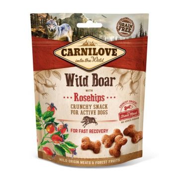 Carnilove Dog Crunchy Snack Wild Boar with Rosehips 200g (Menge: 6 je Bestelleinheit) Carnilove Dog Crunchy Snack Wild Boar with Rosehips 200g (Menge: 6 je Bestelleinheit)