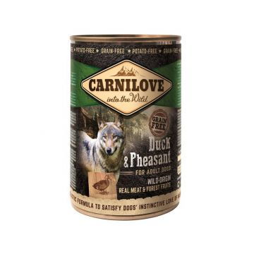 Carnilove Dog Dose Adult Duck & Pheasant 400 g (Menge: 6 je Bestelleinheit) Carnilove Dog Dose Adult Duck & Pheasant 400 g (Menge: 6 je Bestelleinheit)