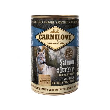 Carnilove Dog Dose Adult Salmon & Turkey 400g (Menge: 6 je Bestelleinheit) Carnilove Dog Dose Adult Salmon & Turkey 400g (Menge: 6 je Bestelleinheit)