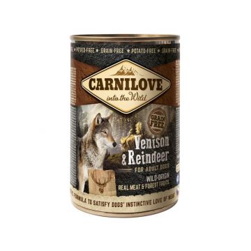 Carnilove Dog Dose Adult Venison & Reindeer 400g (Menge: 6 je Bestelleinheit) Carnilove Dog Dose Adult Venison & Reindeer 400g (Menge: 6 je Bestelleinheit)