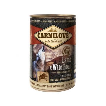 Carnilove Dog Dose Adult Lamb & Wild Boar 400g (Menge: 6 je Bestelleinheit) Carnilove Dog Dose Adult Lamb & Wild Boar 400g (Menge: 6 je Bestelleinheit)