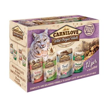 Carnilove Cat Pouch Multipack Ragout 12x85g Carnilove Cat Pouch Multipack Ragout 12x85g