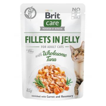 Brit Care Cat Fillets in Jelly with Wholesome Tuna 85g (Menge: 24 je Bestelleinheit)