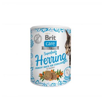 Brit Care Cat Snack Superfruits Herring 100 g Brit Care Cat Snack Superfruits Herring 100 g