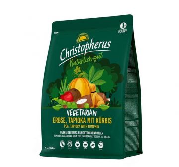 Christopherus Vegetarian Erbse, Tapioka mit Kürbis 4kg