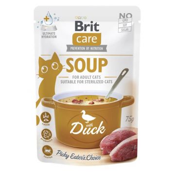 Brit Care Cat Soup with Duck 75g (Menge: 15 je Bestelleinheit) Brit Care Cat Soup with Duck 75g (Menge: 15 je Bestelleinheit)