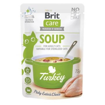 Brit Care Cat Soup with Turkey 75g (Menge: 15 je Bestelleinheit) Brit Care Cat Soup with Turkey 75g (Menge: 15 je Bestelleinheit)