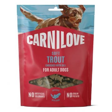 Carnilove Dog Snack Soft Trout with Dill 200g
