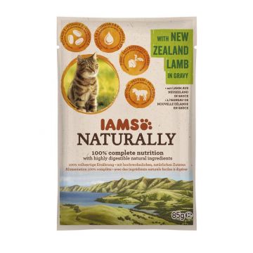 IAMS Naturally Adult Nassfutter PB 85g Neuseelandlamm in Sauce