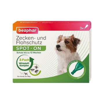 Beaphar Dog Spot On** 3x1 ml für kleine Hunde bis 15 kg