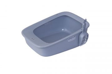 Quapas Cat Litter Box Soft Grey Quapas Cat Litter Box Soft Grey