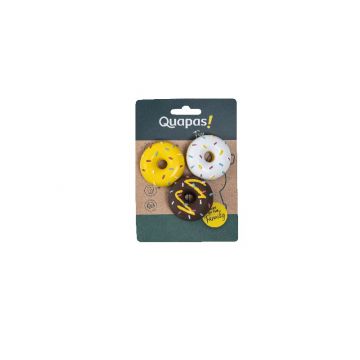 Quapas Dog Toy Fun Latex Donut Set 3 Stück