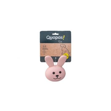 Quapas Dog Toy Fun Latex Rabbit Head